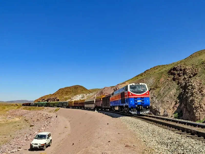Freight corridors serving Uzbekistan