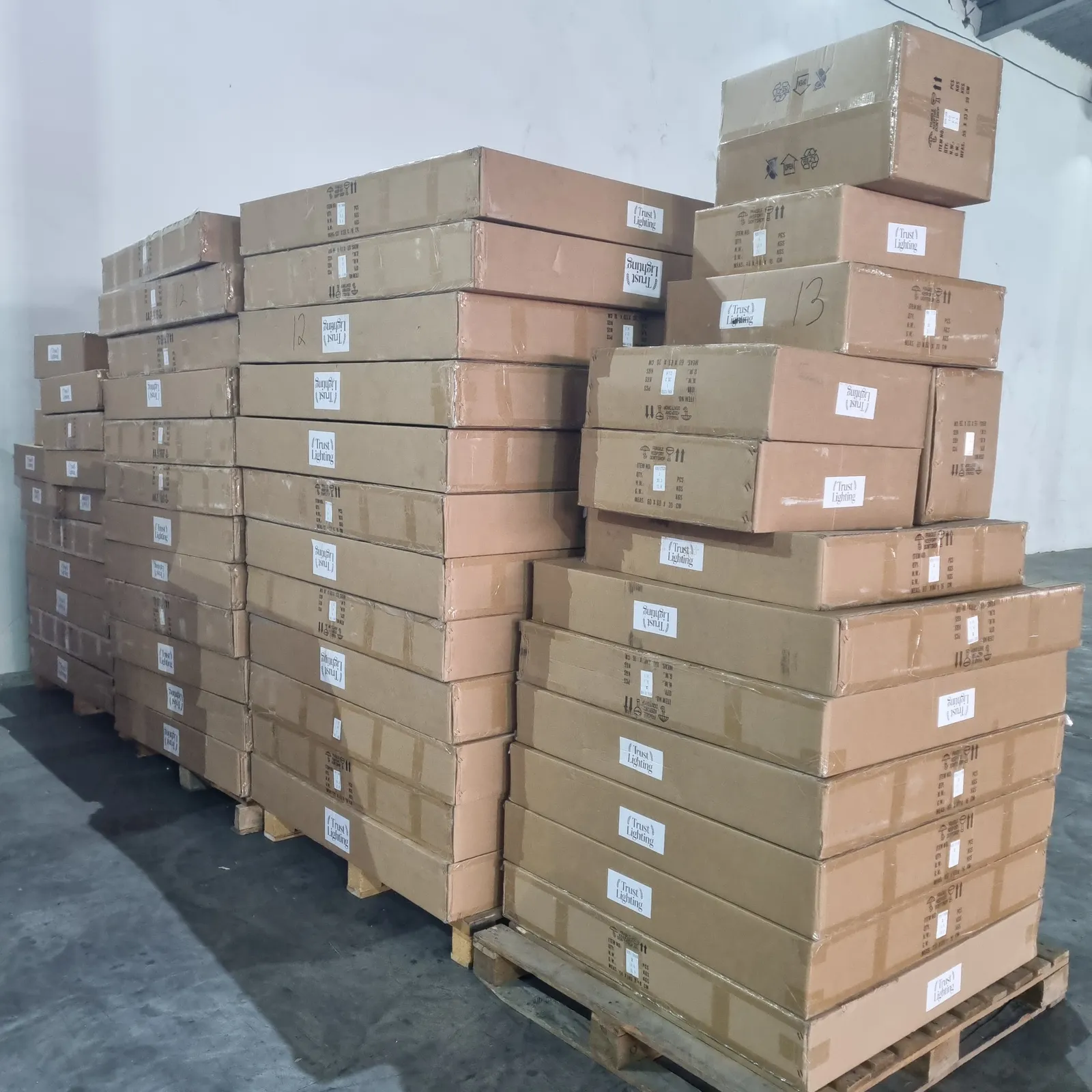 Trust Lighting yuklarini Xorgosdan Toshkentga yetkazib berish — 1 fura — yuk surati